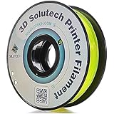 3D Solutech See Through Yellow 1.75mm PETG 3D Printer Filament 2.2 LBS (1.0KG) - 100% USA