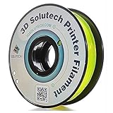 3D Solutech See Through Yellow 1.75mm Flexible 3D Printer Filament 2.2 LBS (1.0KG)
