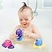 iKidsislands Baby Bath Toys / Bathtub Toys for Toddlers, Kids, Babies, Boys and Girls - Floating & Wind up Swimming Toy - Set of 3 Ocean Animals ( Purple Dolphin, Pink Fish, Blue Penguin )