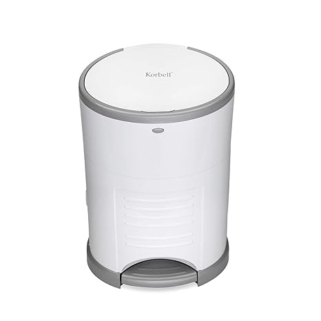 Korbell T-KOR-M220DS Müllbeutel Windeleimer Mini 9 L, weiß