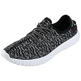 Alexis Leroy Spring Summer Women Court Fabric Athletic Moccasin Shoes (Black,39 M EU / 8-8.5 B(M) US)