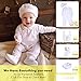 HAPIU White Boys Baptism Socks,Christening Socks with Cross Embroidery,0-6M