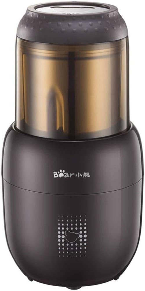 Fighrh Home Kitchen Electric Coffee Grinder 300W Stainless Steel Blade Grinding Bed One Touch Coffee Bean Mill Grind For Beans Spices Seeds Nuts Removable Transparent Lid