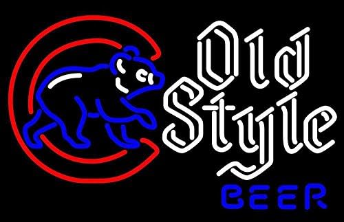 Urby 19"x15" Chicago Sports Unions Cub Old Style Beer Neon Sign (MultipleSizes) Beer Bar Pub Neon Light Handicraft U123