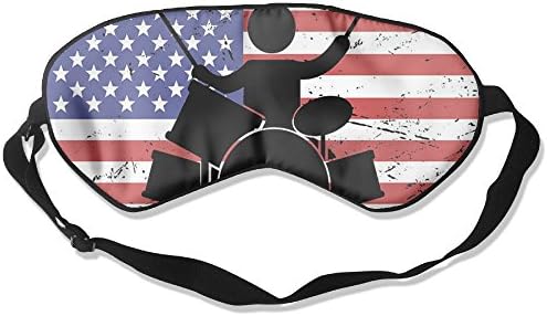 Ming Horse Adult Children Unisex United States Flag Drummer Eyeshade Sleep Mask Eye Mask
