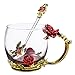 Glass Coffee Mug Tea Cup Nice Xmas Christmas Gift For Women Daughter Her Mother