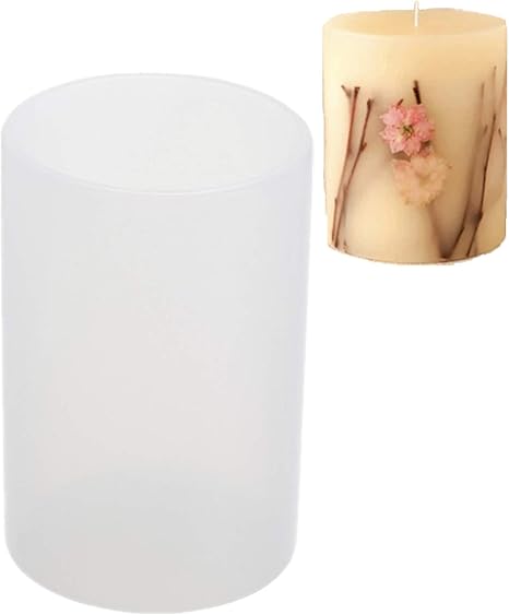 Amazon Co Jp キャンドル モールド 円柱 シリコンモールド シリコン型 Uvレジン型 粘土 型 キャンドル作り ハンドメイド L 直径60mm ホビー