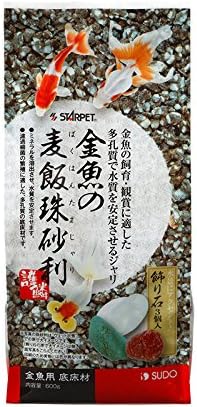 Amazon スドー 金魚の麦飯珠砂利 600g スドー 底床 通販