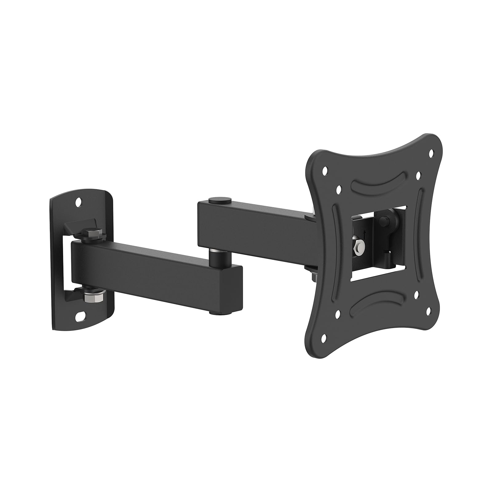 GRIFEMA GB1009-1 TV Wall Bracket for 10-27 inch TVs, TV Wall Mount for Flat & Curved TV, VESA 75x75MM to 100X100mm, up to 15KG, Tilt (-15°, 5°), Black — image 1