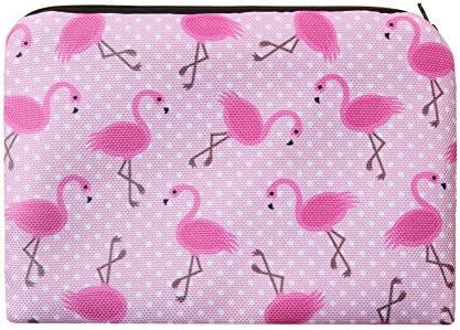 Jom Tokoy Makeup Bag Cartoon Printing Cosmetic Bags Pencil Case (Flamingo)