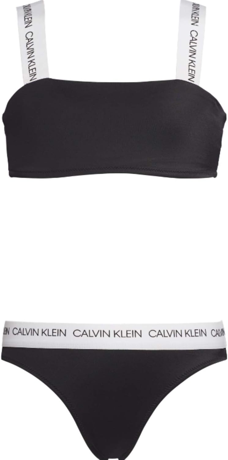 Calvin Klein Bandeau Bikini Set Black 1012 Amazon.de Bekleidung