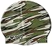 TYR Camo Swim Cap, Green