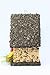 Handmade Edible Birdhouse- TALL DARK- Unique Reseedable Bird Feeder Wooden Birdhouse Covered w/ Birdseed- Made in the USA