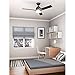 Hunter Indoor Ceiling Fan with LED Light and Remote Control - Leoni 48 inch, Nobel Bronze, 59219