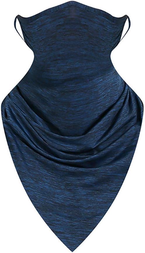 Unisex Neck Gaiter Bandanas - Hanging Ear Dust Proof UV Protection Windproof Breathable Bandana for Sport&Outdoor