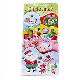 Amazon Com Peek A Bright Christmas Tall Tiered Board Book