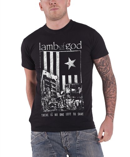 Lamb Of God No One Left To Save Official Mens New Black T Shirt