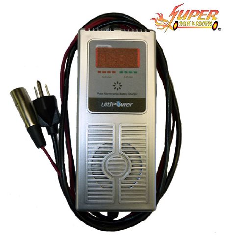 XLR 36v Speed Charger and Desulfator (Accessory for Super Turbo 800-Elite Electric Scooter)