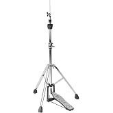 POWERGROOVE Hi-Hat Stand for Cymbals,Medium Weight Double Braced 3-Leg Adjustable Hi-Hat Cymbal Stand
