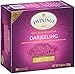 Twinings Darjeeling Black Tea Individually Wrapped Bags, 50 Count (Pack of 6), Delicate Light Taste, Caffeinated, Enjoy Hot or Iced, 300 Teabags