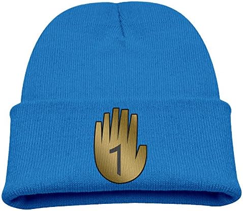 SHEAKA Gravity Fall Baby's Knitted SkiingCap Hat RoyalBlue For Autumn And Winter