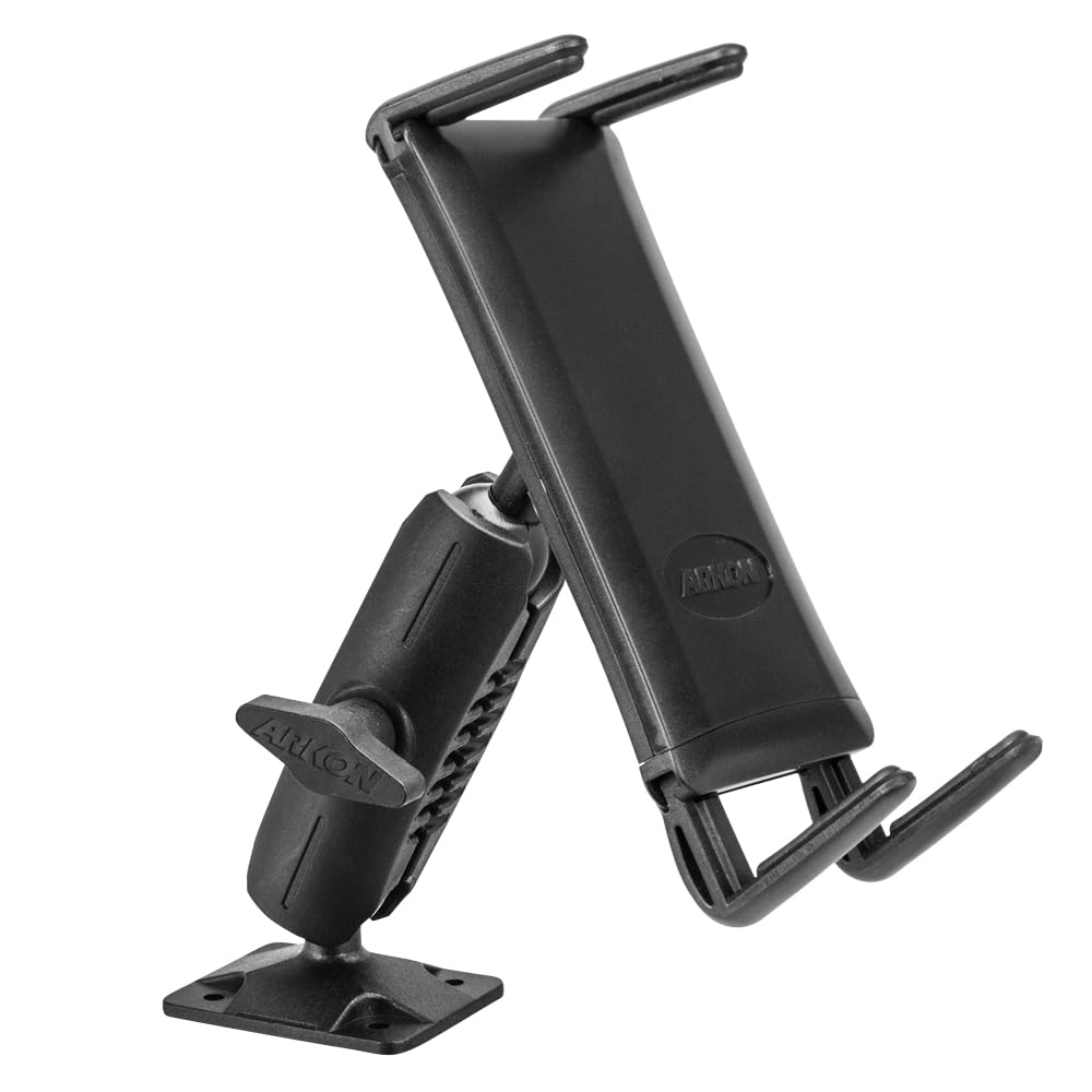 Photo 1 of ARKON Mounts - Car Phone Holder | Secure Grip | Heavy Duty | Drill Base Car Phone Mount | Spring-loaded holder expands up to 7.25 inches | For iPhone, Samsung, Google, Nokia, and other Smartphones