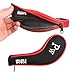 10L0L Golf Head Covers,Neoprene Zippered Golf Club Head Iron Covers - Set of 10 (Black and red)