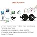 Bluetooth Headset for Cell Phones , YAMAY® Wireless Headset with Mic Over the Head Stereo for iPhone 5s 6 6s 7 Plus Android Phone PC Computer Office Bussiness Noise Canceling Hands Free Dual Phone