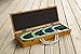 Viva Sol Premium Horseshoes Outdoor Game Set with 4 Horseshoes, 2 Stakes, and Wooden Case