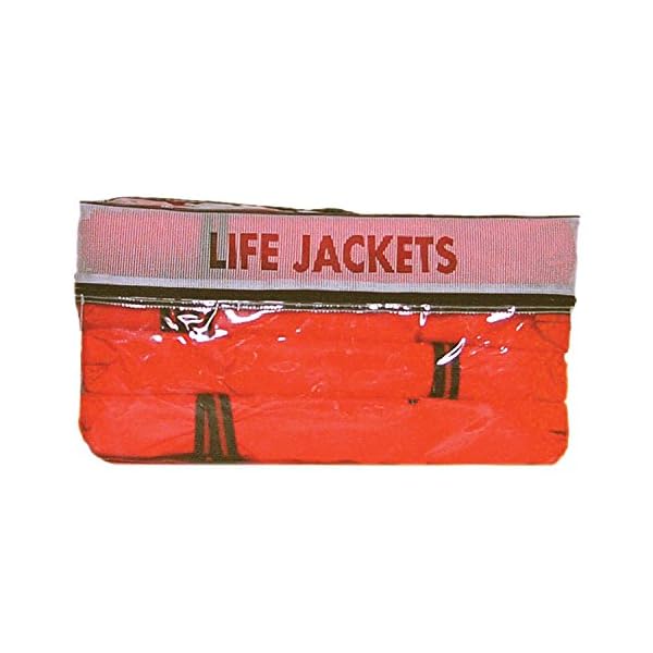Kent-Type-II-Adult-Life-Jackets-with-Clear-Storage-Bag-4-Each-Orange