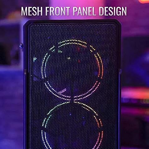 Aerocool Ore Tempered Glass - Carcasa para torre de ordenador, color negro