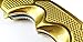Full Metal CSGO Karambit Claw Folding Pocket Knife, Tactical Knife. for Gift, Collection, EDC (Gold)