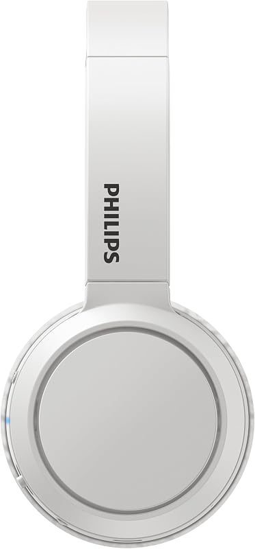 H4205WT/00 - Auriculares inalámbricos Bluetooth, On Ear Bass Boost, 29 Horas de autonomía, función de Carga rápida, Aislamiento acústico, diseño Plegable, 2020, Blanco (White)