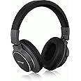 Behringer BH470NC Premium High-Fidelity Headphones with Bluetooth Connectivity and Active Noise Cancelling,Black
