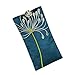 Eyeglass Pouch - Embroidered Chrysanthemum (Peacock) One Size