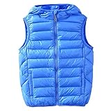M2C Boys Packable Hoodie Puffer Down Vest Jacket Lightweight Waistcoat