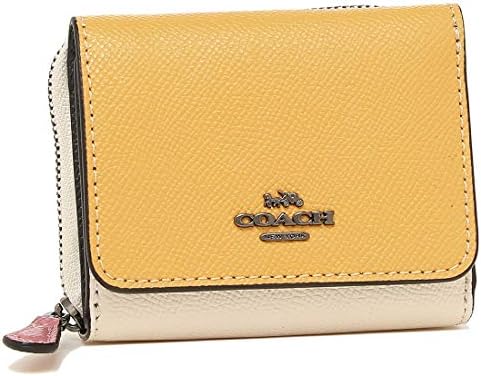 [コーチ]アウトレット 三つ折り財布 ミニ財布 イエロー ホワイト ネイビー レディース COACH 2923 [並行輸入品]