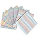 Lifaith Kitchen Dish Cloths 100% Cotton Tea Towels, Soft and Absorbent, Machine Washable Kitchen Dishcloths 13 x 13 Inch Set of 8 Multi Colors