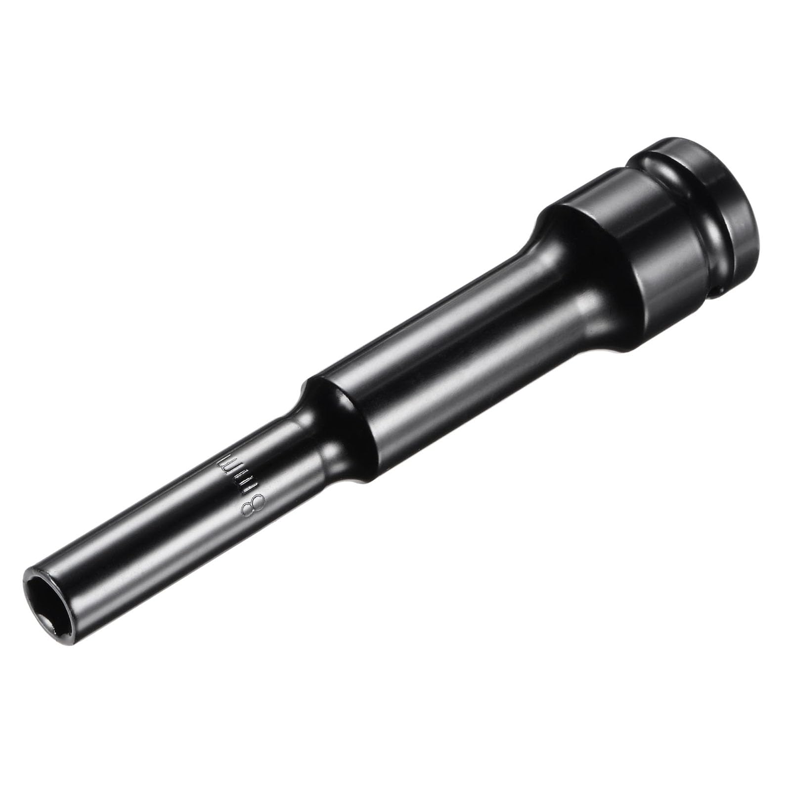 TA-VIGOR Deep Impact Socket, 1/4 Inch Drive by 8mm Deep Impact Socket, Heat-Treated CR-V Steel 8mm Socket, 1/2 Drive 6-Point Socket for Home Car Repair