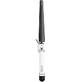 HOT TOOLS Professional Nano Ceramic Extra Long Tapered Curling Iron for Shiny Curls, 3/4 to 1 1/4 Inches