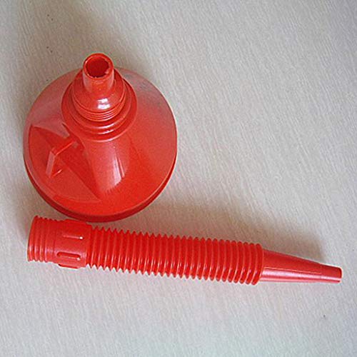Autone Car Refueling Funnel with Filter Detachable Hose Gasoline Engine Oil Additive Motorcycle Farm Machine Use Anti-Leakage Filler Accessory