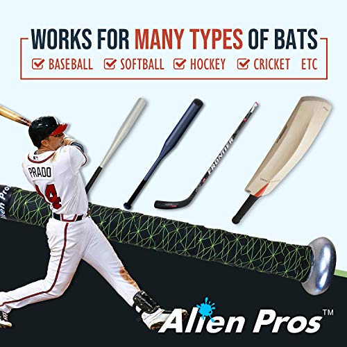 ALIEN PROS Bat Grip Tape 0.5MM for Baseball (3 Grips) Precut and Pro