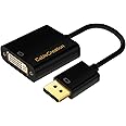 CableCreation DisplayPort to DVI Adapter, DP to DVI-I Converter DP Male to DVI Female Support 1080P@60Hz Full HD, 0.5 FT