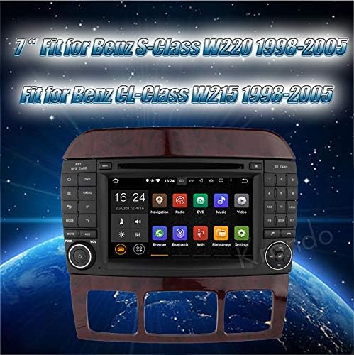 Car DVD Player Krando ANDROID 7.1 Car Radio GPS MULTIMEDIA ANDROID CAR DVD for MERCEDES BENZ S CLASS W220 1998-2005 GPS NAVIGATION SYSTEM