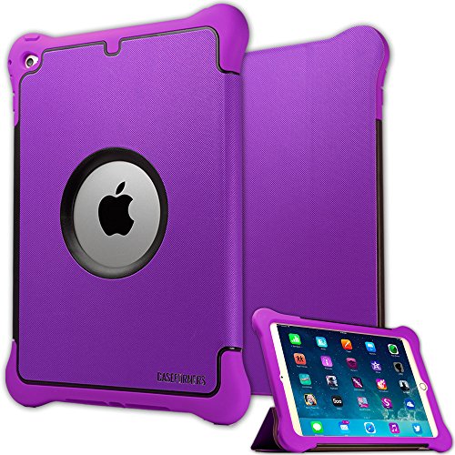 iPad Air 2 Case, CASEFORMERS Armor Shield Cover Flip Case with Stand for iPad Air 2 - Purple