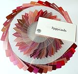 Pre Colored LippyCards Liquid Lipstick Sample 51 Color Fan Deck