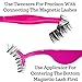 Nola V New Plastic Tweezers & EyeLash Applicator Perfect For MAGNETIC eyelashes!!