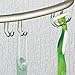 iDesign Forma Bathroom Over The Door Shower Caddy with Storage Baskets Shelves for Shampoo, Conditioner, Soap, Set of 1, Satin