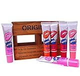 Banggood 6 Pcs Women Easy Peel Off Long Lasting Makeup Tatto Lip Gloss Lipstick (1 Set)