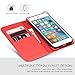 SHIELDON Case for iPhone SE 2022, iPhone SE 2020 Wallet Case, Genuine Leather Flip Book Case with Kickstand Card Slot Magnetic Closure TPU Shockproof Case Compatible with iPhone 8/7 4.7